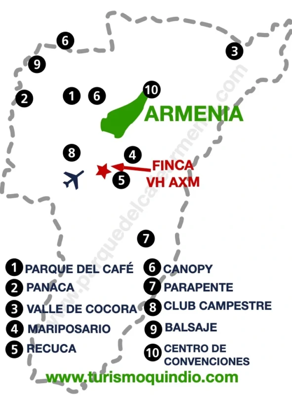 bbicacion Finca VH AXM